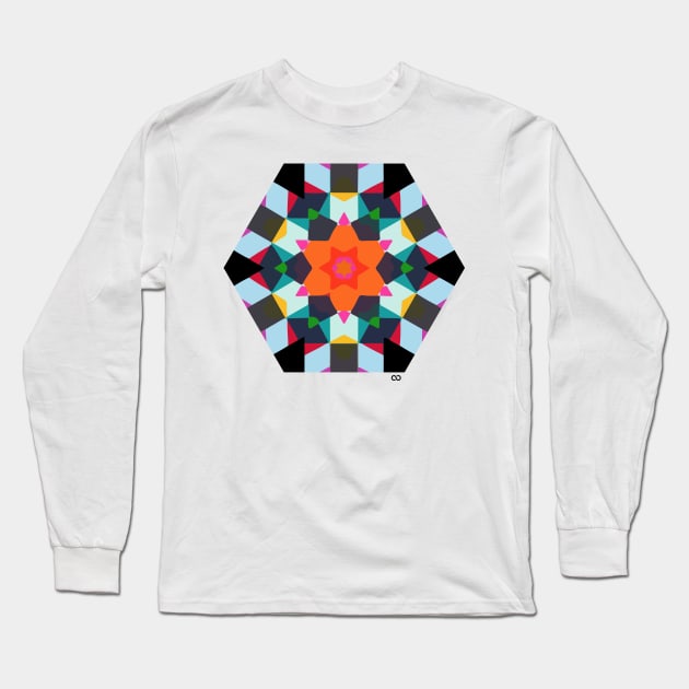 Black Triangle Long Sleeve T-Shirt by Kumikoo